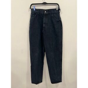 Vintage Mainframe 90's Womens Jeans Black High Waisted Mom Denim Pants Size 12P